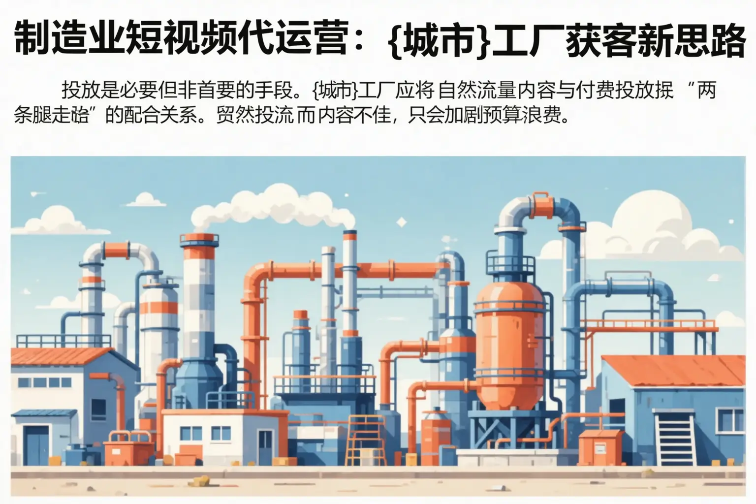 制造业短视频代运营：绥江工厂获客新思路